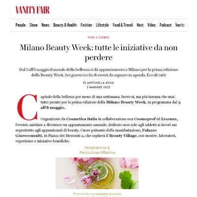 Milano Beauty Week: tutte le iniziative da non perdere